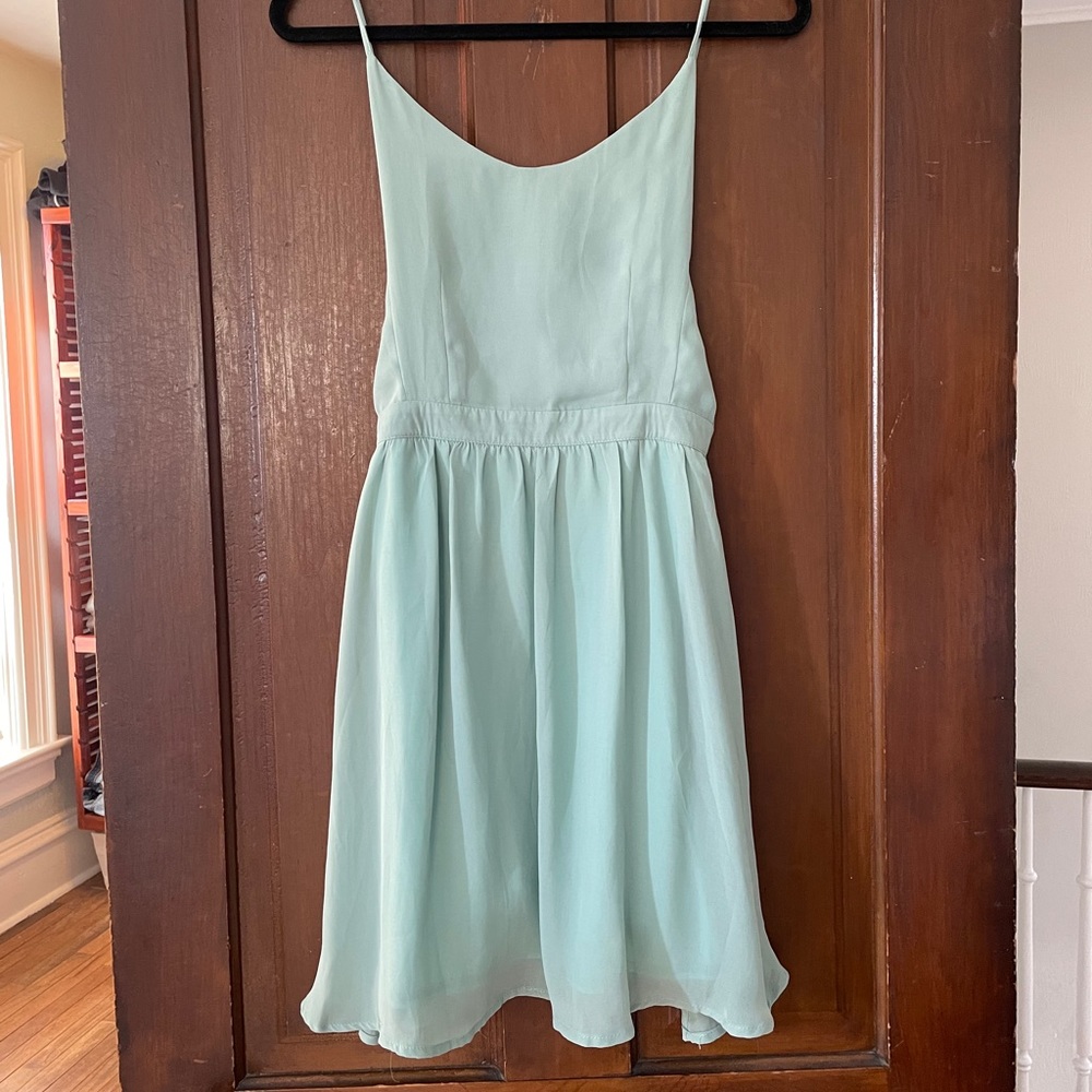 The Hanger Sage mini dress